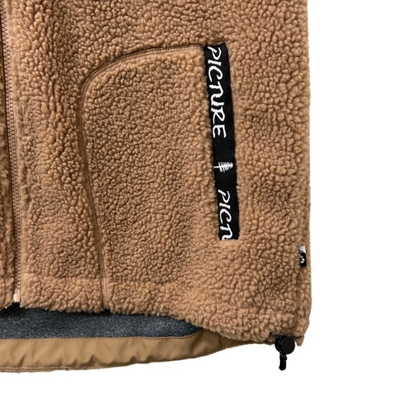 Picture Organic Clothing ENDERBY FLEECE VEST Sherpa Fleece Vest Men’s Medium - Picture 5 of 9